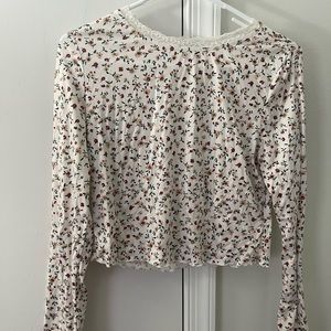 lace floral top